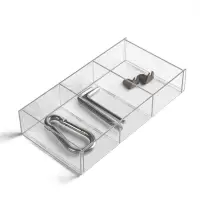 Подставка для презентации, 3 ячейки, 20.3&times;10.2&times;3.8 см, оргстекло 2 мм