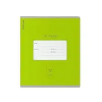 Тетрадь 12 листов в линейку ErichKrause «Классика Bright», обложка мелованный картон, блок офсет, белизна 100%, зелёная