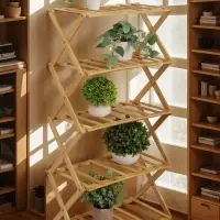 Стеллаж универсальный, 5 полок, 50&times;25&times;89 см, напольный, открытый, Greengo