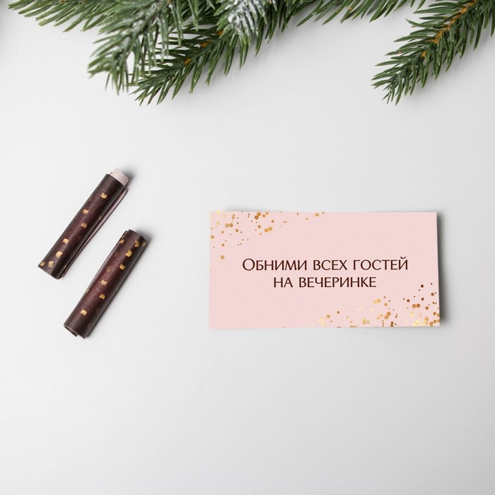 Ёлочная игрушка новогодняя с пожеланиями «Для отличной вечеринки», на Новый год, 30 свитков Ёлочная игрушка новогодняя с пожеланиями «Для отличной вечеринки», на Новый год, 30 свитков
