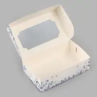Коробка складная с окном,"От всей души",  25 х 15 х 7 см