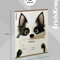 Тетрадь 12 листов в клетку ErichKrause Note Friends, МИКС