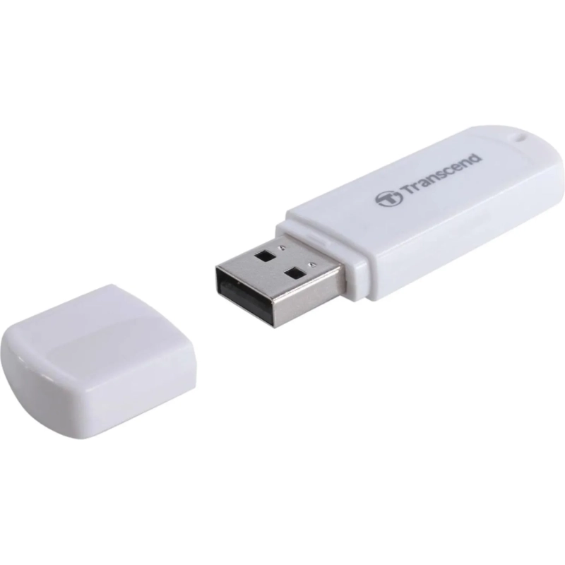 Флеш-память Transcend JetFlash 370, 32Gb, USB 2.0, бел, TS32GJF370