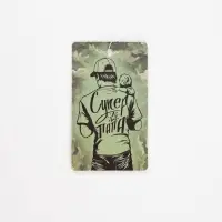 Ароматизатор бумажный  &laquo;Супер папа&raquo;, черный лед, 7,4 х 16,9 см