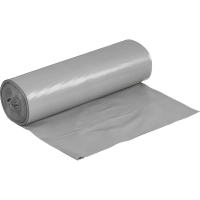 Мешки для мусора ПВД+добавка 240л 55мкм 10шт/рул серые 110х150см