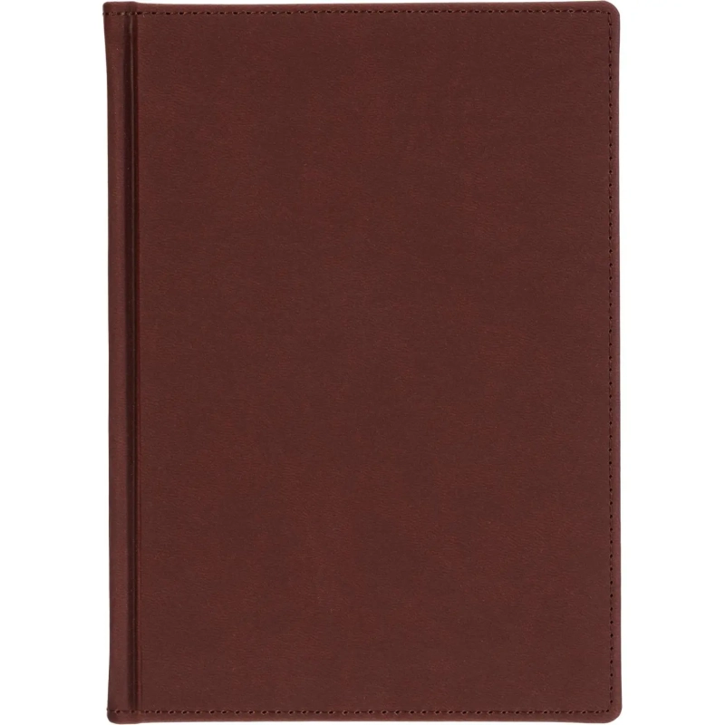 Ежедневник датированный 2026 А5+ VELVET бордовый 3-123/02