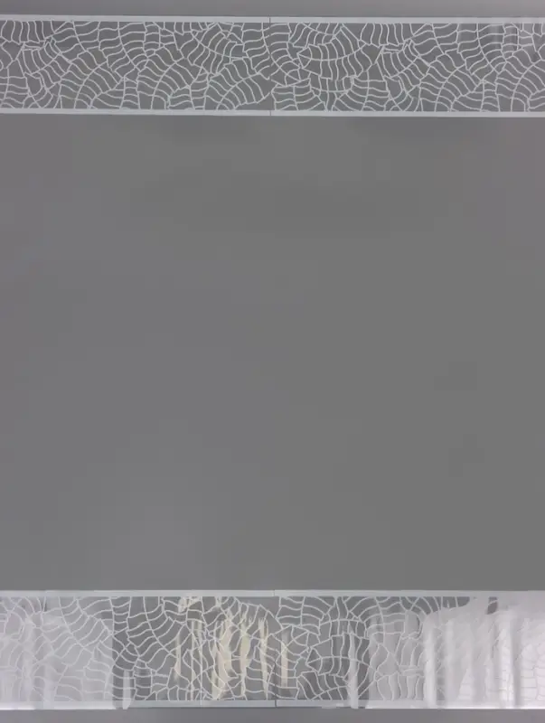 Пленка прозрачная с рисунком «Листья кайма» 0.7×8.2±5%м