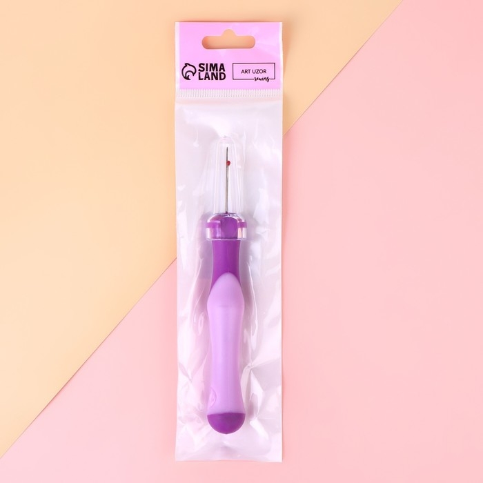 Вспарыватель с прорезиненной ручкой, 13 см, цвет фиолетовый Вспарыватель с прорезиненной ручкой, 13 см, цвет фиолетовый