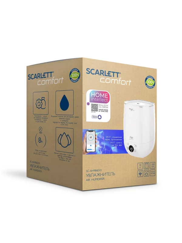 Ультразвуковой увлажнитель воздуха для дома с Wi-Fi Ультразвуковой увлажнитель воздуха для дома с Wi-Fi