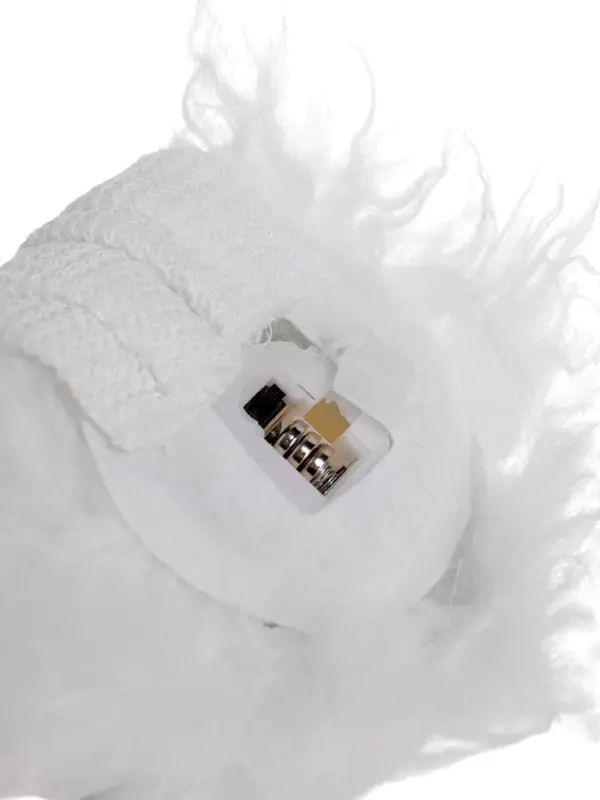 Светодиодная фигура &laquo;Гном белая шапочка&raquo; 33 см, 1 LED, от батареек AG10&times;3, свечение тёплое белое