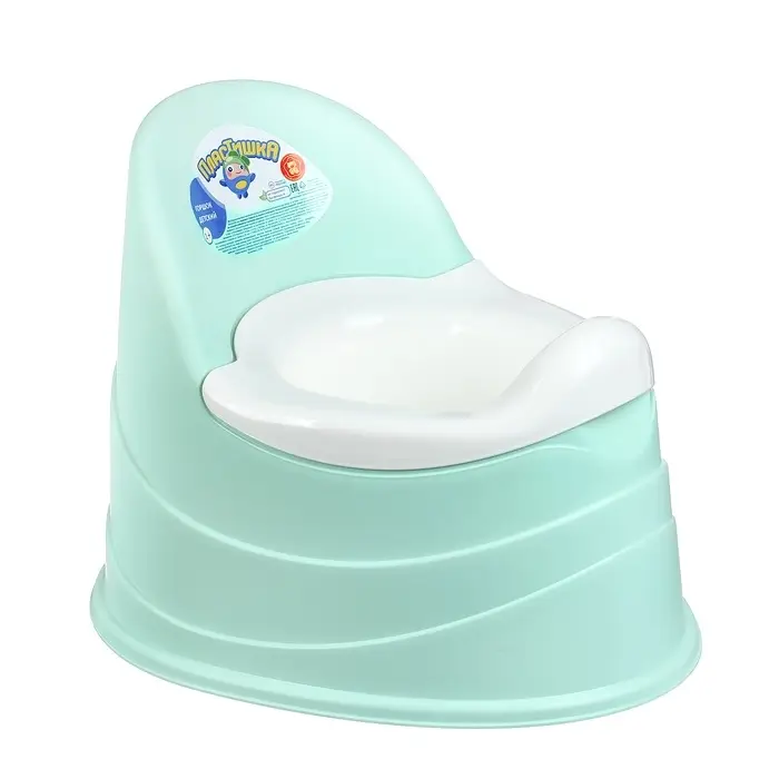 Горшок двухцветный, светло-зеленый