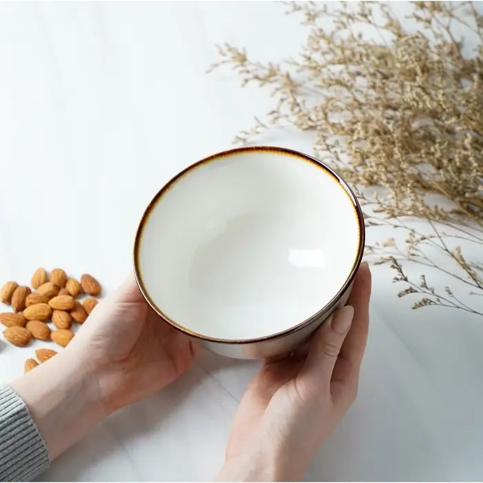 Салатник Magistro &laquo;Церера&raquo;, 650 мл, 15&times;7.5 см, фарфор, коричневый