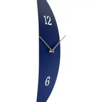 Часы настенные, интерьерные "Волна", бесшумные, 43 х 14 см, темно-синие Часы настенные, интерьерные "Волна", бесшумные, 43 х 14 см, темно-синие