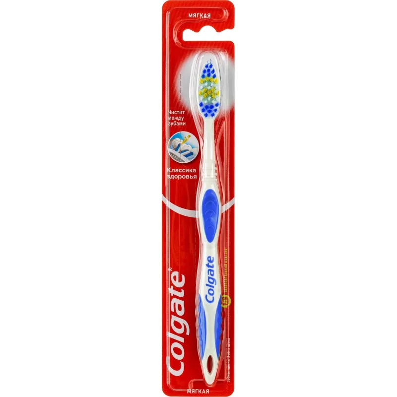 Зубная щетка COLGATE КЛАССИКА ЗДОРОВЬЯ мягкая  жест FVN50307