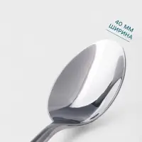 Столовая ложка Hanna Kn&ouml;vell Eman, 20.7 см, толщина 3 мм, нержавеющая сталь, серебристая