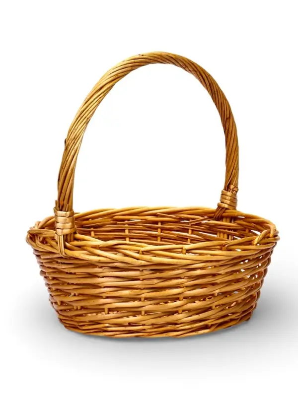 Набор корзин 3 шт 44х44х16, 37х37х14, 31х31х12 см руска 17/15/13см  лоза натур