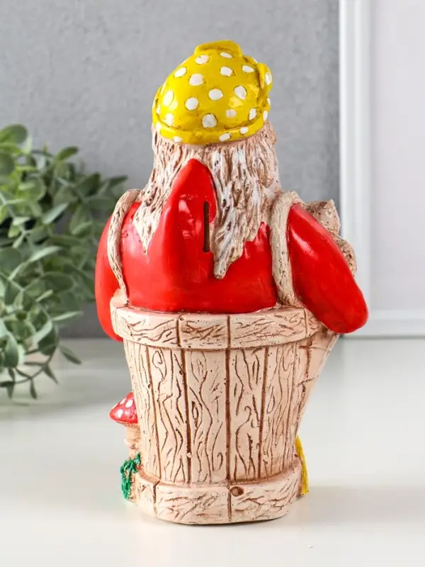 Копилка для денег &laquo;Баба Яга&raquo;, гипс, 24&times;15&times;13 см