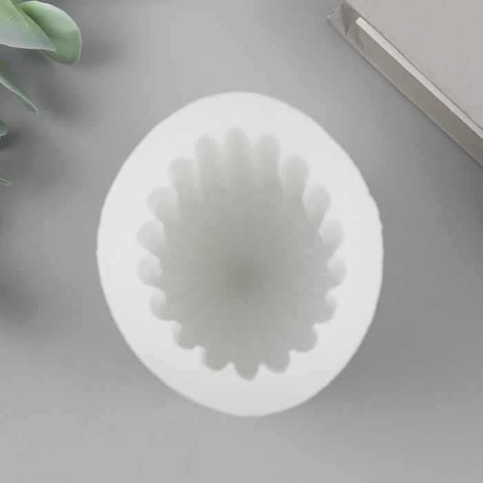 Молд силикон для свечи Молд силикон для свечи "Столбик. Полоски вертикальные" 4,8х4,8х7,5 см