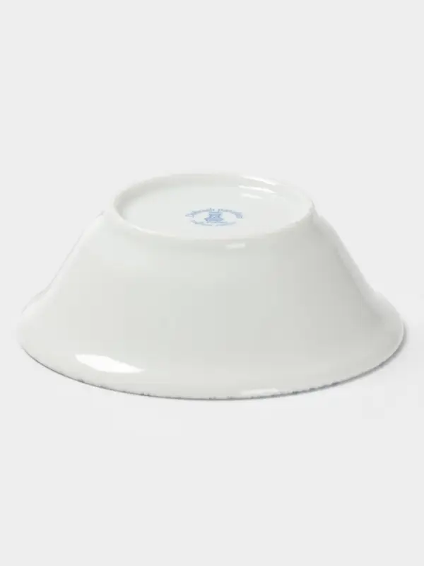 Салатник Добрушский завод &laquo;Версаль&raquo;, 360 мл, фарфор, белая, синяя