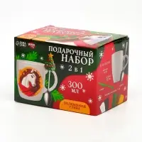 Набор для декора кружки и ложки «Ёлочка и Лошадка»