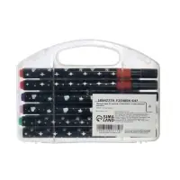 Фломастеры 12 цветов с блестками, в пластиковой коробке