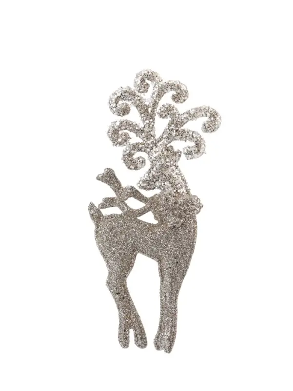 Ёлочное украшение «Праздничное сияние» олень узоры, 17×6.5 см, золото Ёлочное украшение «Праздничное сияние» олень узоры, 17×6.5 см, золото