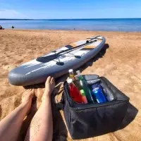 Органайзер в багажник с сумкой-холодильником Arranger, черный с серым Органайзер в багажник с сумкой-холодильником Arranger, черный с серым