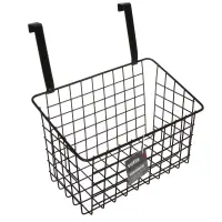 Корзина подвесная для кухонных шкафов тм VETTA, 25,5х14,5х27см, металл, цвет черный
