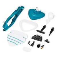 Паровая швабра с насадками для пола КТ-1081