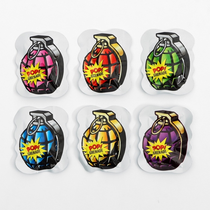 Граната - хлопушка, имитирующая звук, набор - 50 шт