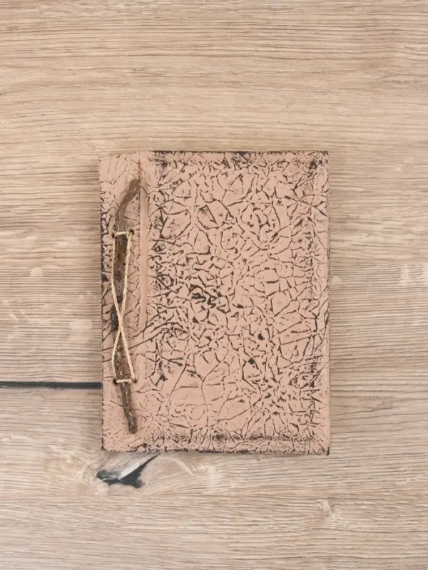 Блокнотик плетеный, 48 листов, 14х18х2 см, цв. бежево-чёрный Блокнотик плетеный, 48 листов, 14х18х2 см, цв. бежево-чёрный