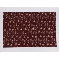 Бумага упаковочная глянцевая &laquo;Щелкунчик на бордовом&raquo;, 60&times;90 см