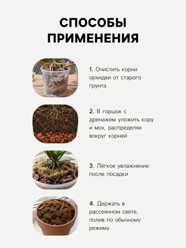 Набор компонентов для орхидей &laquo;Рецепты Дедушки Никиты&raquo; 2 л.