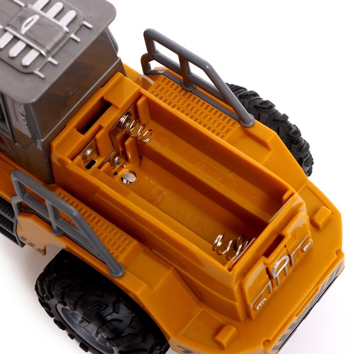 Экскаватор радиоуправляемый «Стройка», работает от батареек