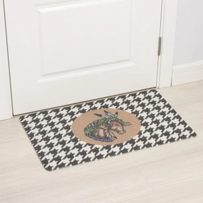 Коврик придверный Доляна &laquo;Айдахо&raquo;, 48&times;78 см, бежевый