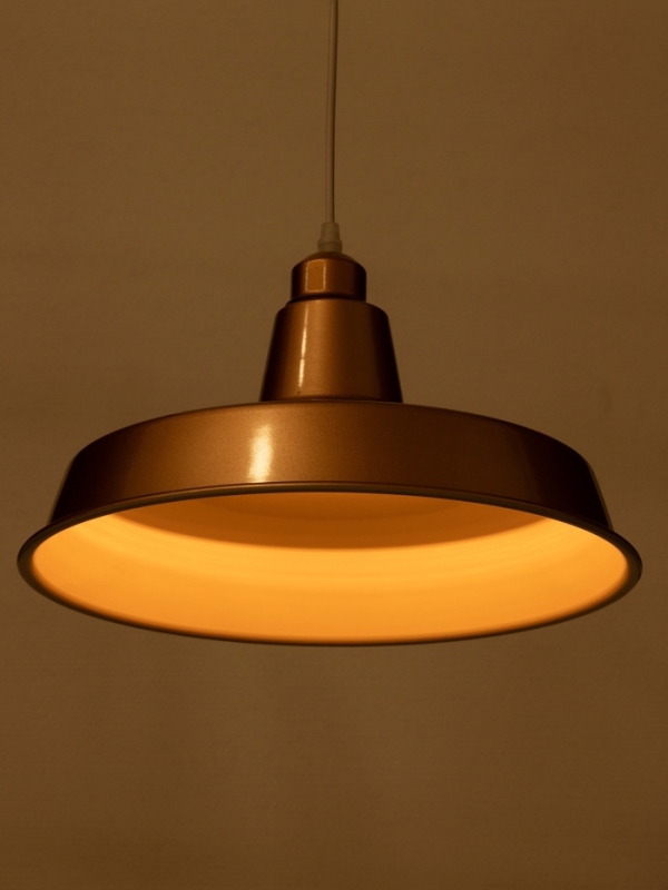 Светильник Ronald 1х40Вт Е27 пр-1м бронзовый металлик 36х36х15см Светильник Ronald 1х40Вт Е27 пр-1м бронзовый металлик 36х36х15см