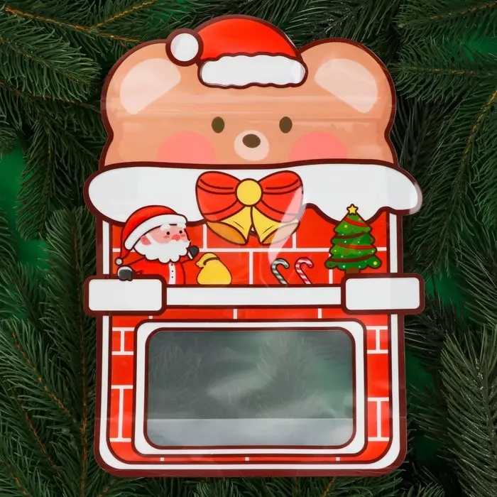 Пакет подарочный, «Камин», с zip - lock застежкой, 20×27+6.5 см Пакет подарочный, «Камин», с zip - lock застежкой, 20×27+6.5 см