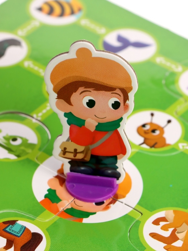 Развивающая игра Развивающая игра "Пройди по стрелкам. Изучаем животных"