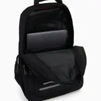 Рюкзак, 2 отдела, 4 кармана, 37&times;17&times;54 см, чёрный