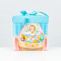 Коробка Самосборная «Детская» Мальчикам 15×15×15 см