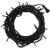 Гирлянда светодиодная Твинкл Лайт 10м, черный ПВХ, 100, мультиколор 303-139