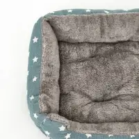 Лежанка для животных &laquo;Звезды&raquo;, 40&times;32&times;12 см, серая