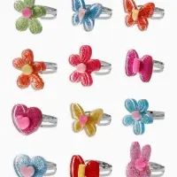 Кольцо &laquo;Выбражулька. Блеск&raquo;, форма МИКС, фасовка 100 шт. безразмерное