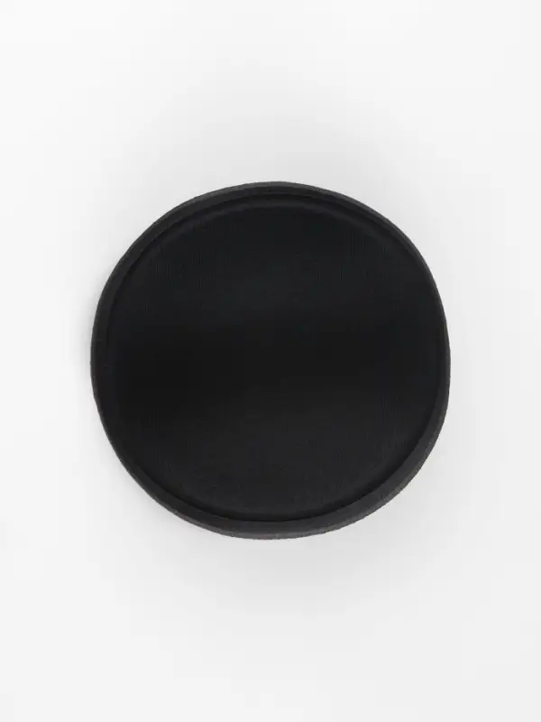 Чашки для бюстгальтера &laquo;Круг&raquo;, L (48), d=14.5 см, пара, чёрные