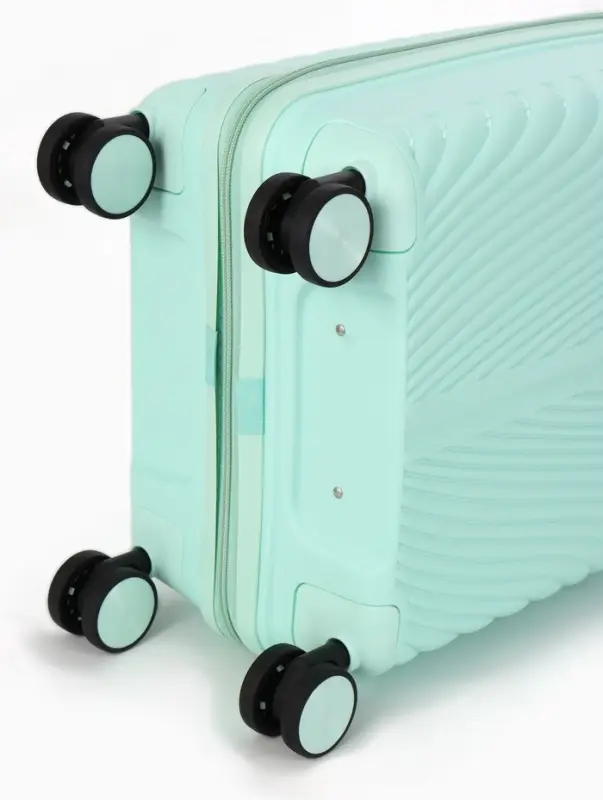 Чемодан на колёсах, 20", кодовый замок, 36&times;20&times;54 см, зелёный
