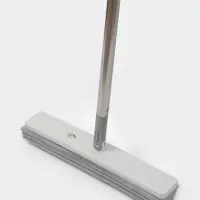 Швабра с отжимом и ведром Raccoon, швабра ПВА, ведро с отсеком для вертикального отжима 4.5 л, отсек для полоскания 2.5 л