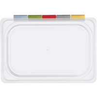 Крышка для гастроемкости Restola полипроп 176х162 1/6, прозрачн, 422102201