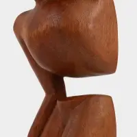 Абстракция "Отдых" дерево Суар, 30х12х12 см