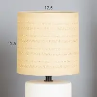 Лампа настольная RISALUX &laquo;Хавьер&raquo;, Е14, 40 Вт, белая, 13&times;13&times;23 см