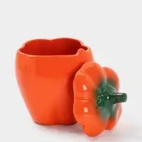 Горшок для запекания Борисовская керамика «Перец» 0.65 л, оранжевый Горшок для запекания Борисовская керамика «Перец» 0.65 л, оранжевый